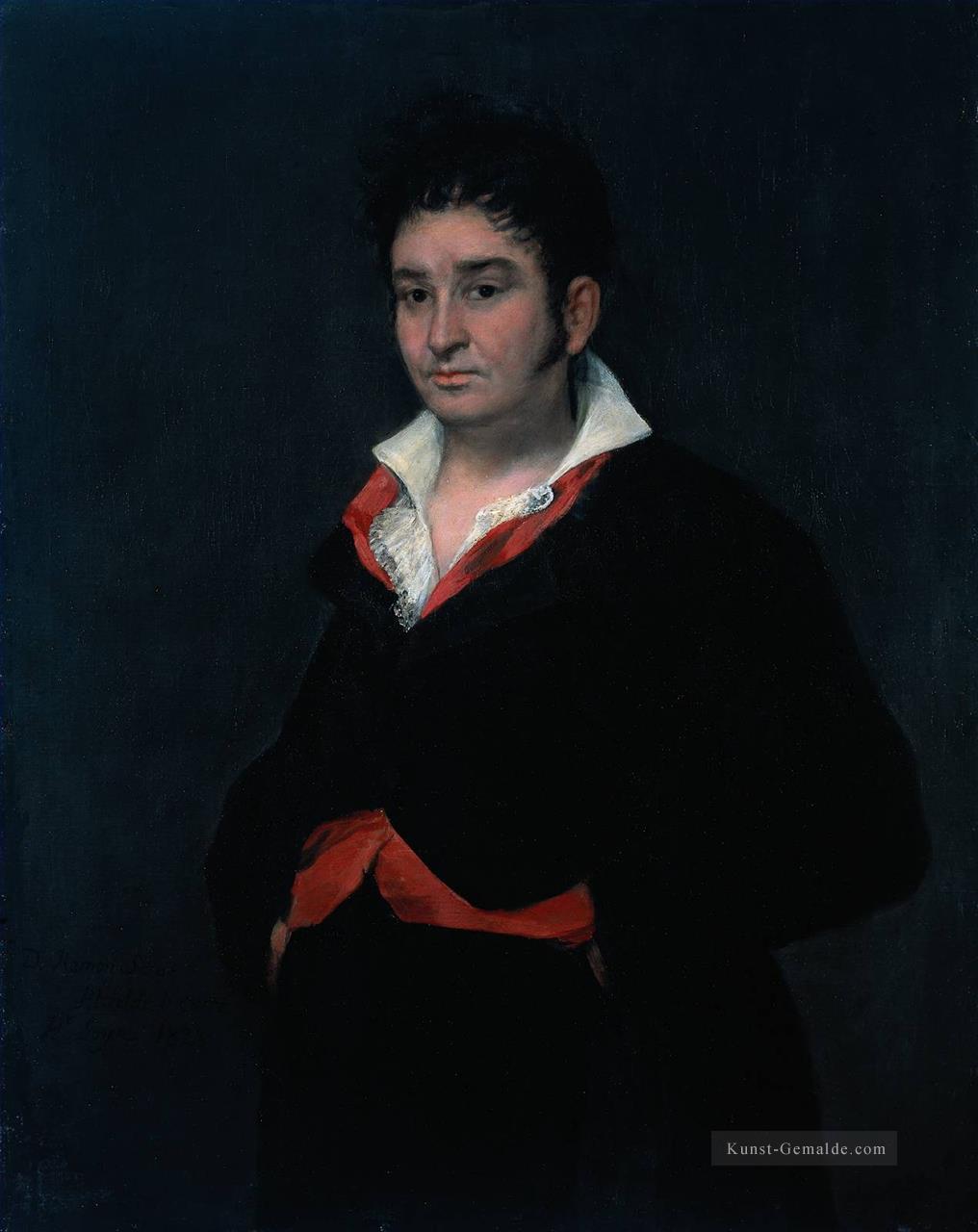 Don Ramon Satue Porträt Francisco Goya Ölgemälde